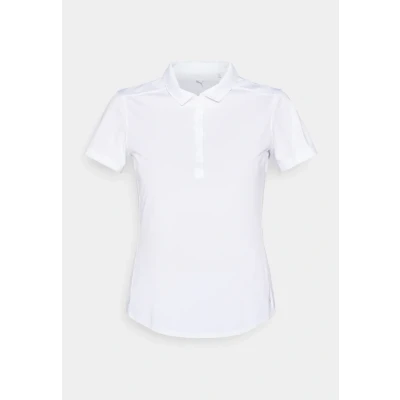 Image of Puma Golf PURE Polo shirt, Women&#039;s, Size: Medium, White glow