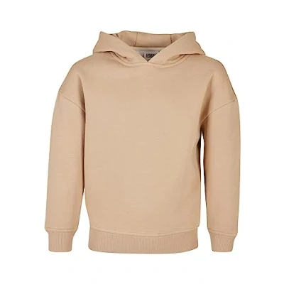 Image of Urban Classics Girl&#039;s Hoodie Sweatshirt, Union Beige, 146 152
