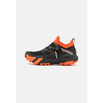 Image of Mammut Aenergy TR BOA MID GORE TEX MEN Hiking shoes, Men&#039;s, Size: 8.5, Black/dark tangerine shoes