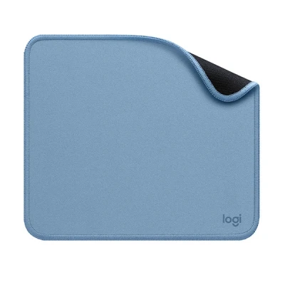 Image of Logitech Mouse Pad Studio Series, Computer Mat with Anti slip Rubber Base, Easy Gliding, Spill Resistant Surface, Durable Materials, Portable, in a Fresh Modern Design Blue