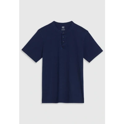 Image of Levi&#039;s Henley Basic Tshirt, Men&#039;s, Size: XL, True indigo dark