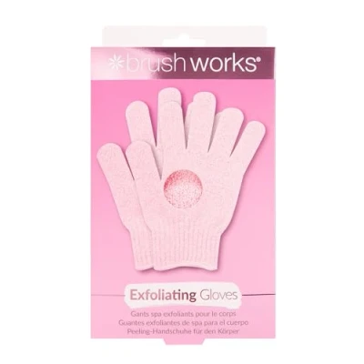 Image of brushworks Exfoliating Gloves