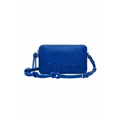 Image of Desigual Small LOGO Across body bag, Women&#039;s, Size: One Size, Blue
