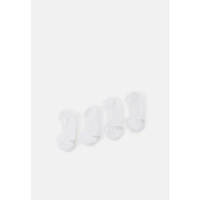 Image of camano Comfort Footies 4PACK Trainer socks, Size: 6 8, White