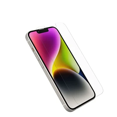 Image of OtterBox Glass Screen Protector for Apple iPhone 16e, 14, 13, 13 Pro, Tempered Glass, Scratch Protection, Drop Defense Shatter Protection
