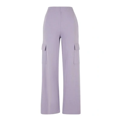 Image of Urban Classics Baggy Terry Cargo trousers, Women&#039;s, Size: 4XL, Dustylilac