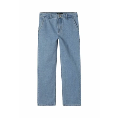 Image of LMTD Relaxed fit jeans for kids, Size: 128, Light blue denim