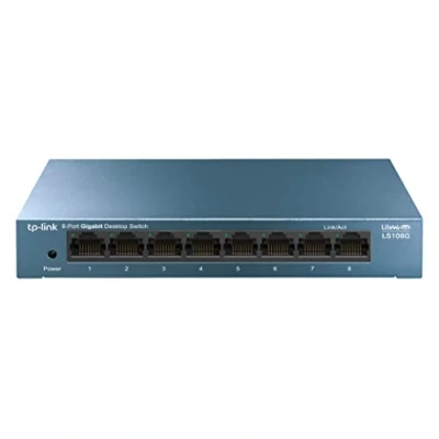Image of Tp link LS108G network switch unmanaged gigabit ethernet (10/100/1000) bleu