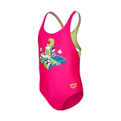 Image of Arena Girls&#039; Game Swim Pro Back Swimsuit