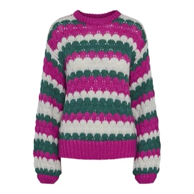 Image of YAS Yasbubba Jumper, Women&#039;s, Size: XL, Fuchsia fedora