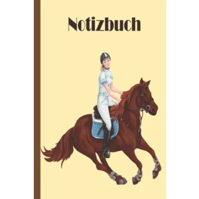 Image of Pferdesport Notizbuch: Notizbuch Breites liniertes, liniertes Papier für Schule, Studenten, Geschenk Kinder, Jungen, Mädchen, Notizbuch, Liebhaber