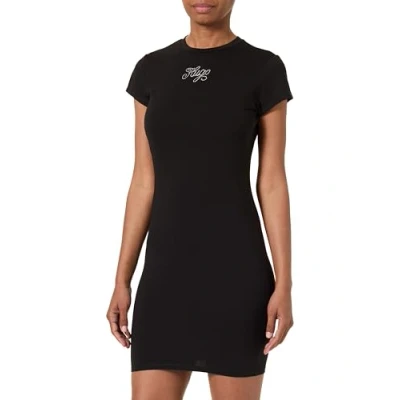Image of HUGO Nalix Jersey dress, Women&#039;s, Size: Small, Black
