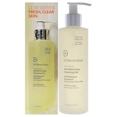 Image of Dr Dennis Gross Skincare Alpha Beta AHA/BHA Daily Cleansing Gel (Various Sizes) 225ml