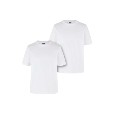 Image of Urban Classics TEE 2PACK Basic Tshirt for kids, Size: 7 8y, white