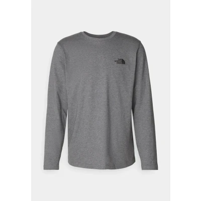 Image of The North Face Simple DOME TEE Long sleeved top, Men&#039;s, Size: Large, Medium grey heather