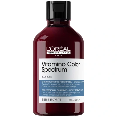 Image of L&#039;Oréal Professionnel Vitamino Color Spectrum Blue Tinted Shampoo For Light Brown Coloured Hair 300ml