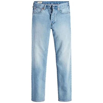 Image of Levi&#039;s 501 Original Straight leg jeans light blue denim, Size: 33x36, denim