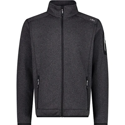 Image of CMP Fleece jacket, Men&#039;s, Size: 44R, Nero/glacier
