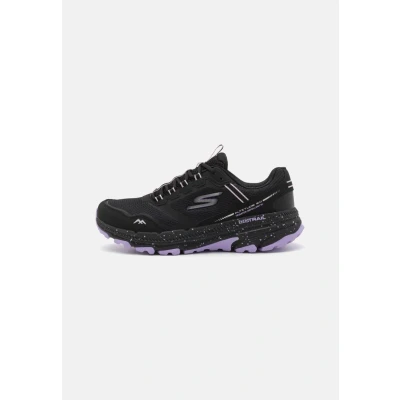 Image of Skechers GO RUN Trail Altitude 2.0 Trainers, Women&#039;s, Size: 3.5, Black/lavender Leather and textile