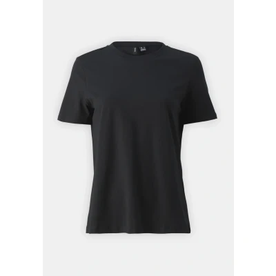 Image of Vero Moda Paulina Basic Tshirt, Women&#039;s, Size: XS, Black