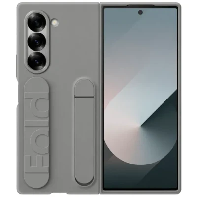 Image of Samsung Silicone Back Cover Grey Galaxy Z Fold 6