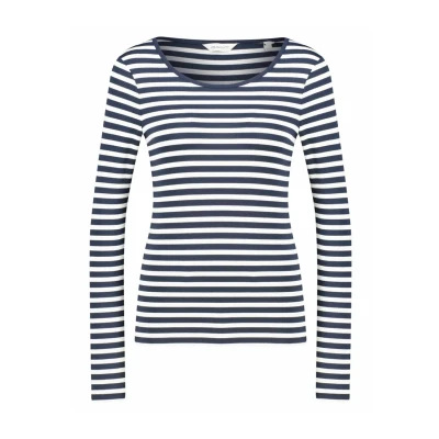 Image of GANT Women&#039;s T Shirt, Evening Blue, S