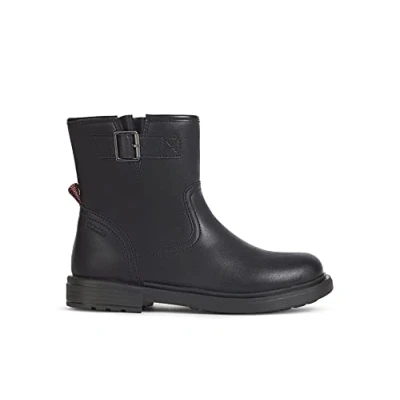 Image of Geox Girls’ J Eclair B Ankle Boots, Black, 11 UK