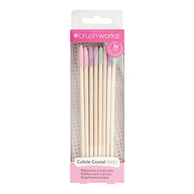Image of brushworks Cuticle Crystal Sticks (16 Pack)