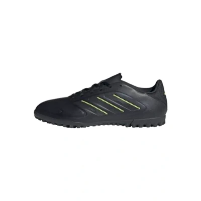 Image of adidas Performance COPA PURE Astro turf trainers, Men&#039;s, Size: 9.5, Core black/solid grey/lucid lemon shoes