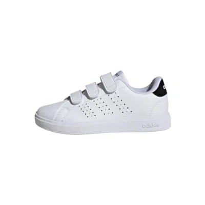 Image of adidas Unisex Kid&#039;s Advantage Base 2.0 Shoes Children, Cloud White Core Black, 1 UK