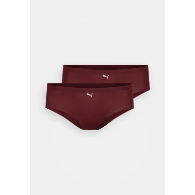 Image of Puma Women Seamless Hipster 2 PACK Briefs, Women&#039;s, Size: Large, Scarlet red