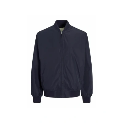 Image of Jack &amp; Jones Premium Bomber Jacket, Men&#039;s, Size: Small, Dark navy