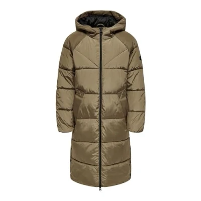 Image of ONLY Female Quilted Coat Onlnewamanda Coat, Otter, L