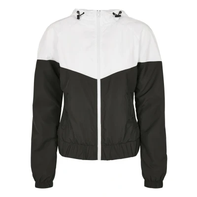 Image of Urban Classics Arrow Windbreaker, Women&#039;s, Size: 3XL, White/black
