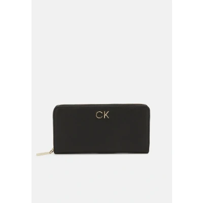 Image of Calvin Klein Relock SLIM Wallet Wallet, Women&#039;s, Size: One Size, Black