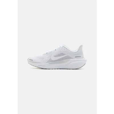 Image of Nike Performance AIR ZOOM Pegasus 41 Neutral running shoes, Men&#039;s, Size: 6, White/pure platinum/metallic silver Textile/synthetics