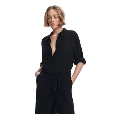 Image of Desigual Jumpsuit_Lily Jeans for Women, Black/White, L