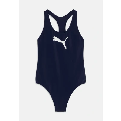 Image of Puma SWIM Girls Racerback Swimsuit for kids, Size: 5 6y, Navy