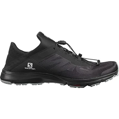 Image of Salomon Amphib BOLD Trail running shoes, Men&#039;s, Size: 9, Black/quarry Textile/synthetics