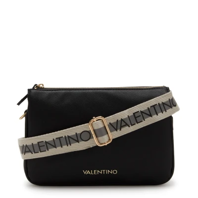 Image of Valentino Bags Zero Re Black Crossbody Bag VBS7B308NERO