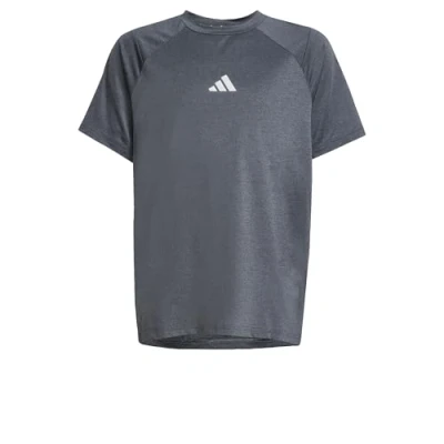 Image of adidas Sportswear ALL Favorite TEE Sports Tshirt Black grey three reflective silver for kids, Size: 5 6y,