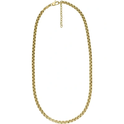 Image of Fossil Necklace goldcoloured, Women&#039;s, Size: One Size, Gold coloured