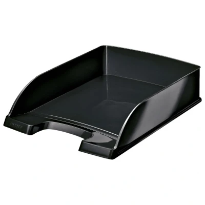 Image of Leitz A4 Letter Tray, Black, WOW Range, 52263095