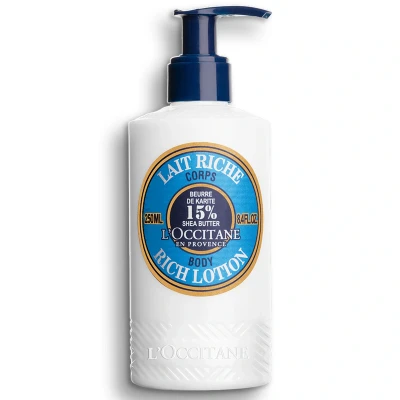 Image of L&#039;Occitane Shea Butter Rich Body Lotion 250ml