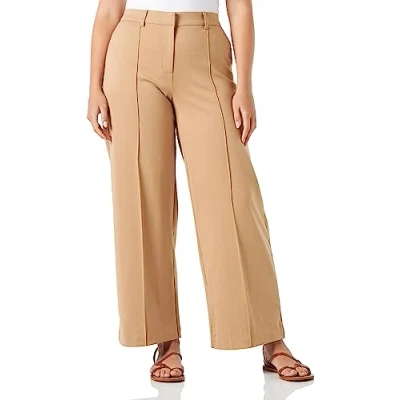 Image of ICHI Women&#039;s Ihkate Sus Office Wide Pa Business Casual Pants, Tannin (171320), XXL