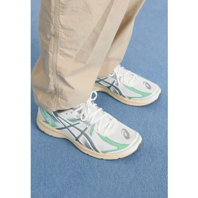 Image of Asics Sportstyle JOG 100 Unisex Trainers, Size: 42, White/clay grey shoes