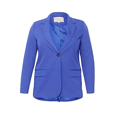 Image of Kaffe Curve Sakira Blazer, Women&#039;s, Size: 16, Clematis blue