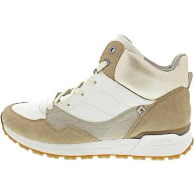 Image of Rieker Evolution W0672 Hightop trainers, Women&#039;s, Size: 7.5, Weiß beige Nubuck