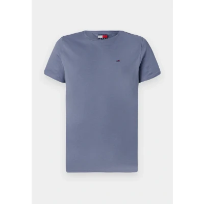 Image of Tommy Jeans TEE Basic Tshirt, Men&#039;s, Size: 34, Blue moment