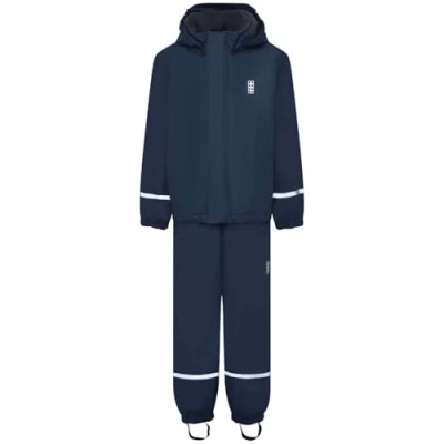 Image of LEGO kidswear Rain SET trousers for kids, Size: 5y, Dark navy